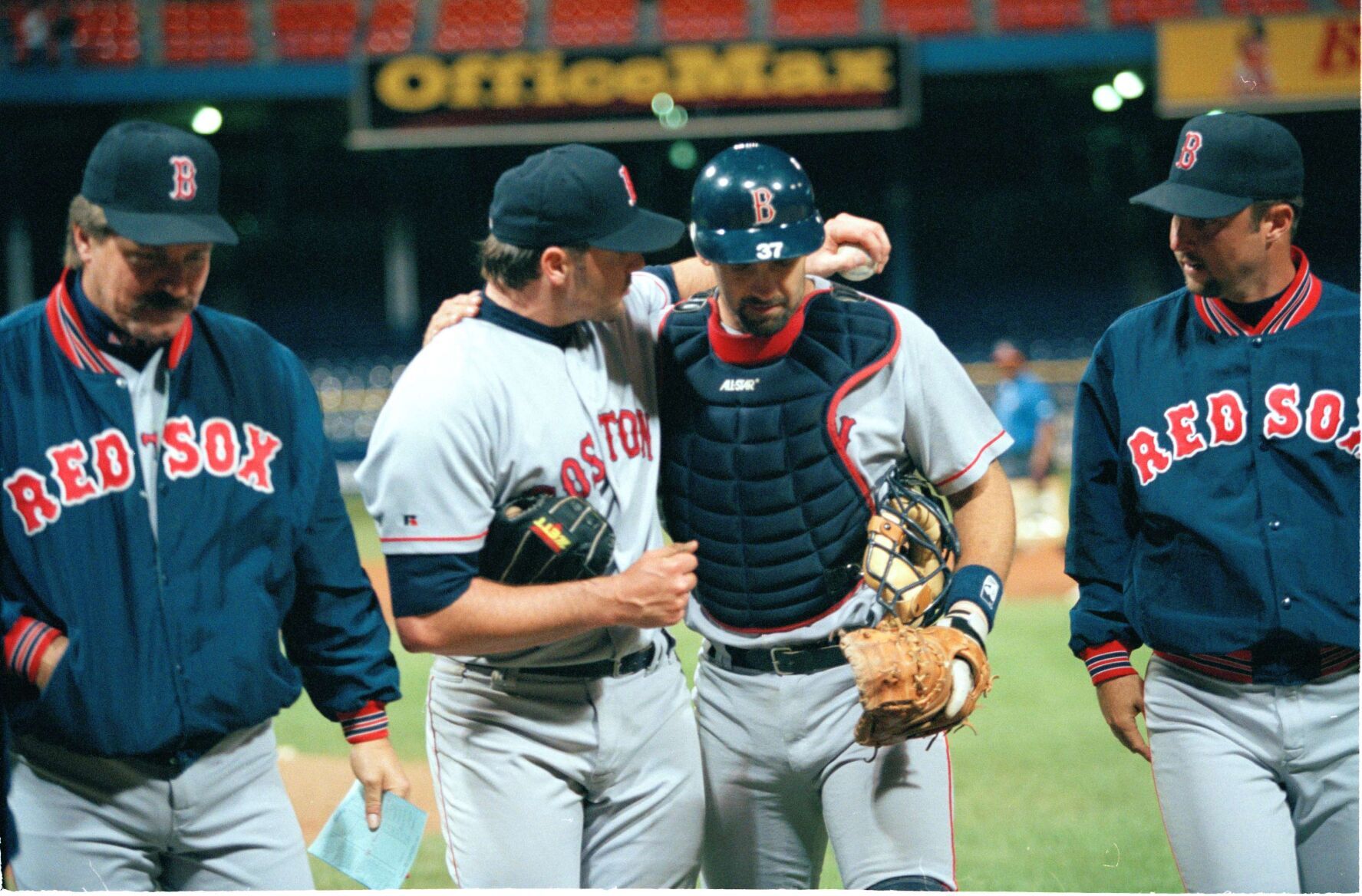 1996: Roger Clemens equals own record with 20 strikeouts